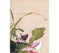 Bristlegrass Jigsaw Puzzles for Adults 1000 Pieces, Giuseppe Castiglione Masterpieces of Art Lotus Flower and Calla Liliy. Decor Birthday Party Gifts for Men Women Olds Seniors (1000pcs)