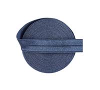Bristlegrass Navy 12 Yard 5/8 Inch Bra Underwire Casing Elastic Band Nylon Spandex Plush Channeling Tape for Lingerie Underwear Sewing Trim Solid Color Ribbon Sewing lace Navy（12Yard 5/8")