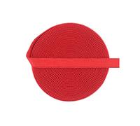Bristlegrass Red Elastic Band, Wide Elastic for Sewing, Elastic Strap, 1cm Inch 2 Yards Fold Over Elastic Tie Bra Strap Dress(2Y 1cm Red)