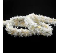 Bristlegrass Ribbon for Home Decor Gift Wrapping DIY Crafts Handmade Craft Ornaments Wrapping Bow Making, Lace Trims Macrame Ribbon Hair Clip Headband Dress Sewing Craft Yellow Green（2 Yard 5/8"）