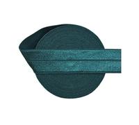 Bristlegrass Teal 2 Yard 3/4 Inch Picot Loop Mesh Elastic Band Frilly Lace Spandex Ribbon for Hair Tie Headband Lingerie Underwear Sewing Trim Solid Color Ribbon Sewing lace Teal（2Yard 3/4")