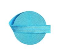 Bristlegrass Turquoise 12 Yard 5/8 Inch Bra Underwire Casing Elastic Band Nylon Spandex Plush Channeling Tape for Lingerie Underwear Sewing Trim Solid Color Ribbon Sewing lace Turquoise（12Yard 5/8")