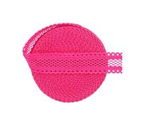 Bristlegrass Virtual Pink 12 Yard 5/8 Inch Satin Elastic Band for Sewing Roll Spool Shiny Stretchy Ribbon for Hair Tie Headband Dress DIY Sewing Trim Ribbon Sewing lace Virtual Pink（12Yard 5/8")