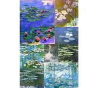Bristlegrass Wooden Jigsaw Puzzles 500 Piece Puzzles for Adults -Claude Monet-Water Lilies Collection-European Style Classical Oil Painting Toys Gifts Art Puzzles (500pc Water Lilies Collection)