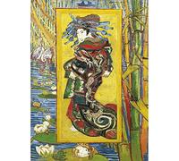 Bristlegrass Wooden Jigsaw Puzzles for Adults 1000 Pieces Japonaiserie: Oiran Painting Courtesan by Vincent Van Gogh Toys Gifts Art Collectibles Decorative Painting Puzzle (1000 PCS)