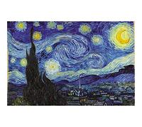 Bristlegrass Wooden Jigsaw Puzzles for Adults 1000 Pieces Van Gogh Famous Paintings - The Starry Night Toys Gifts Art Collectibles Decorative Painting Puzzles (1000 pcs)