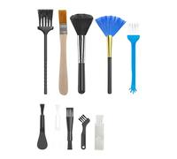 Bristles Brush Set for Household Cleaning | 10Piece Soft Bristles Brush Set for Efficient Cleaning Tasks in Homes and Vehicle Removal