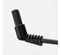 Bristles for Group Head Grinder Burr Milk Espresso Machine Cleaning Brush with Angled Nylon Frother - Abs Handle 15. Cm Black