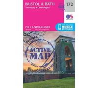 Landranger Active 172 Bristol & Bath, Thornbury & Chew Magna Map With Digital Version, Pink One Size