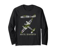 Bristol Beaufighter British WW2 Plane Airplane Long Sleeve T-Shirt