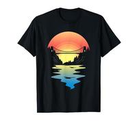 Bristol Bridge Shirt, Retro Sunset Bristol T-Shirt