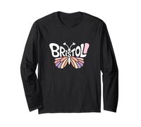 Bristol Butterfly - Personalized Cute Name Word Art Long Sleeve T-Shirt