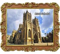 Bristol Cathedral England UK Tourist Souvenir Fridge Magnet