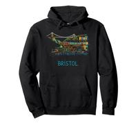 Bristol England Travel Souvenir Historic City Landmark Gift Pullover Hoodie