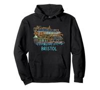 Bristol England Travel Souvenir Historic City Landmark Gift Pullover Hoodie