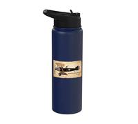 Bristol F.2 Fighter Brisfit WWI British Biplane Aircraft Stainless Steel Insulated Water Bottle