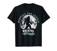 Bristol Florida Respect the Locals Bigfoot Swamp Ape T-Shirt