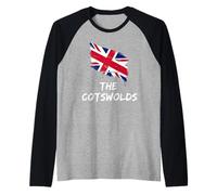 Bristol Great Britain Flag British Heritage & English Pride Raglan Baseball Tee