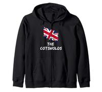 Bristol Great Britain Flag British Heritage & English Pride Zip Hoodie