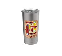 Bristol M.1 British WW1 Monoplane Fighter Aircraft Diagram Stainless Steel Insulated Tumbler