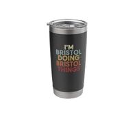 Bristol Name Bristol Personalized Name First Given Stainless Steel Insulated Tumbler