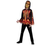 Bristol Novelty 1000766XS000 Fire Devil Kids Fancy Dress, Boys, Multicolour 8-10