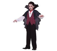 Rubie's Kids Fancy Dress Bristol Novelty 3015445-6 Vampire Boys Black/Multi Age 5.6 Years Halloween