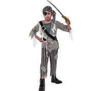 Kids Spooky Ghost Pirate Costume - Halloween Fancy Dress