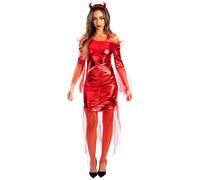 Bristol Novelty 301581L000 Red Devil Adult Fancy Dress