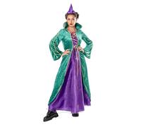 Bristol Novelty 301656S Adult Enchanted Sister Witch Fancy Dress, Women, Multi, Small UK 10-12 Halloween Halloween