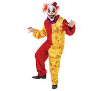 Bristol Novelty AC064 Horror Clown Costume, Red, 42-44-Inch