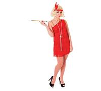 Bristol Novelty AC184 Flapper Dress, Ruby, Size 10-14
