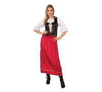 Bristol Novelty AC385 Wench Costume set | For Women | Red/White, Medium Halloween Halloween
