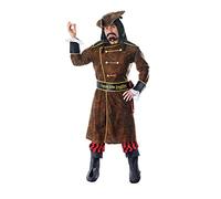 Bristol Novelty AC933 Captain John Longfellow Costume, Mens, Medium Halloween Halloween