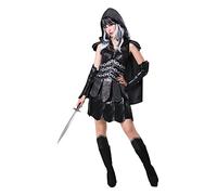 Bristol Novelty AF077 Dark Warrior Lady, Women, Black, One Size