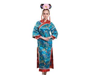 Bristol Novelty AF105 Japanese Lady Costume, Womens, Multi-Colour Halloween, World Book Day