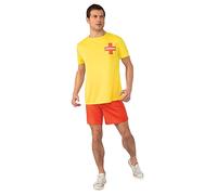 Bristol Novelty AF123XL Lifeguard Extra Large Costume, Men, Yellow, Red, XL Halloween Halloween