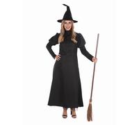 Wickedest Witch Costume Women Adult Halloween Dress M - UK 12-14