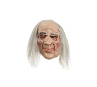 Bristol Novelty BM248 Creepy Old Man Mask and Hair, Mens, Multi Coloured, One Si