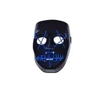 Bristol Novelty Anarchy Light Up Mask, Adult Fancy Dress Accessory Halloween