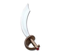 Bristol Novelty BA004 Pirate Arabian Sword Gold/Silver, Unisex-Adult, One Size