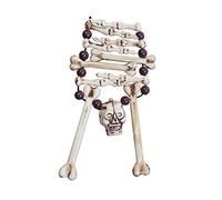 Bristol Novelty BA012 Skeleton Bone Necklace, Womens, One Size
