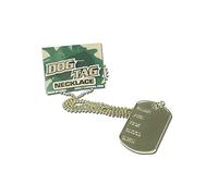 Bristol Novelty BA028 Dog Tag Necklace, Mens, One Size Halloween, World Book Day