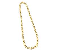 Bristol Novelty BA081 Gold Chain 100cm, Mens, Solid, One Size