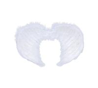 Bristol Novelty BA1098 Mini Feather Angel Wings | Unisex | White, girls, One Size