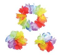 Bristol Novelty BA115 Hawaiian Wristbands/Anklets set | Multicolor, womens, One Size