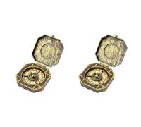 Bronze Pirate Compass Prop (1 Pc.) - Authentic Design, Perfect for Cosplay, Decor & Treasure Hunting Adventures