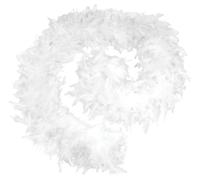 Bristol Novelty BA1672 White Feather Boa for Women 80g, one Size
