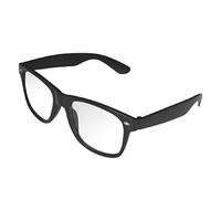 Bristol Novelty BA182 Black Frame Specs Spectacles, Unisex-Adult, One Size