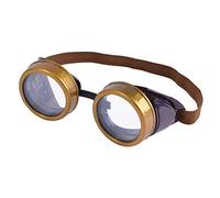 Bristol Novelty BA248 Steam Punk Goggles, One Size, Brown Halloween Halloween